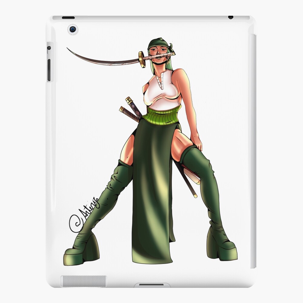 zoro one piece iPad Case & Skin by Marlow31