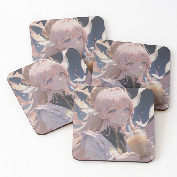 Item preview, Girl drinking milk tea designed and sold by Lais0034.