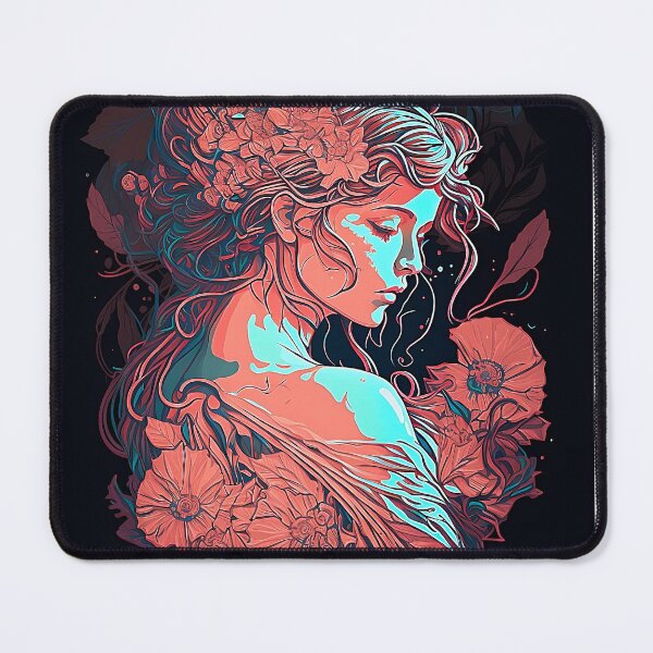 Item preview, Art Nouveau inspired by Alphonse Mucha Poster designed and sold by ZvekiVintage.