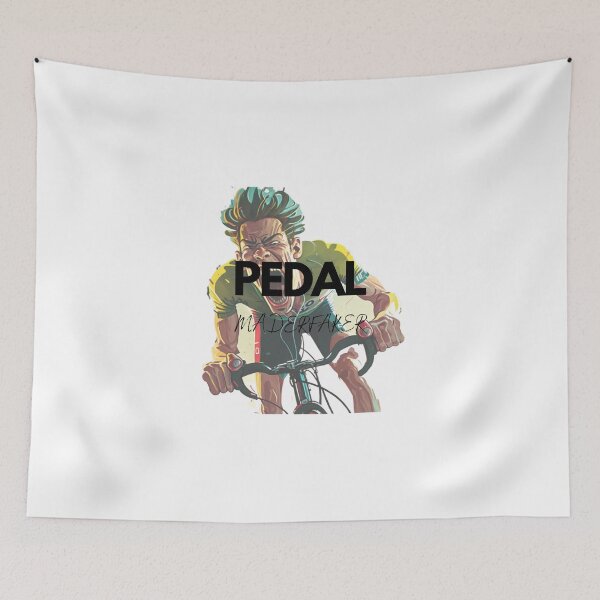 Item preview, PEDAL MADERFAKER Funny Triathlon Black on White Bold, fearless, humorous, motivating, sarcastic, edgy, playful, confident, attention-grabbing, inspirational designed and sold by Triathlongram.