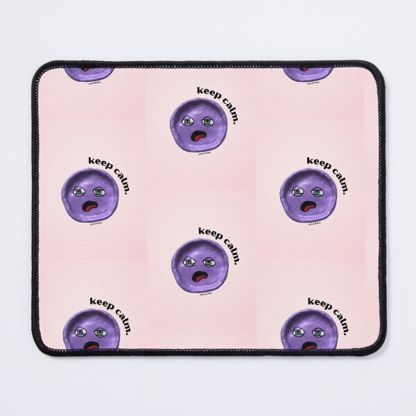 Item preview, Keep Calm Purple Blob Dude, Aesthetic Pink | lilsboobthangs designed and sold by lilsboobthangs.