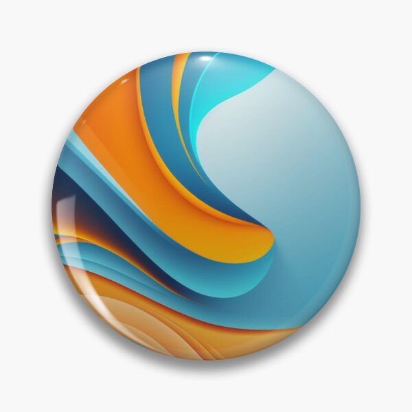 Item preview, Blue and orange colors become one designed and sold by Mar Es.