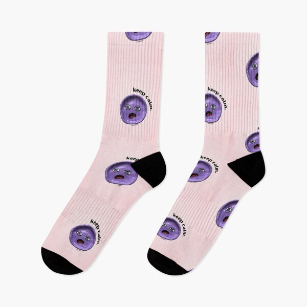 Item preview, Keep Calm Purple Blob Dude, Aesthetic Pink | lilsboobthangs designed and sold by lilsboobthangs.