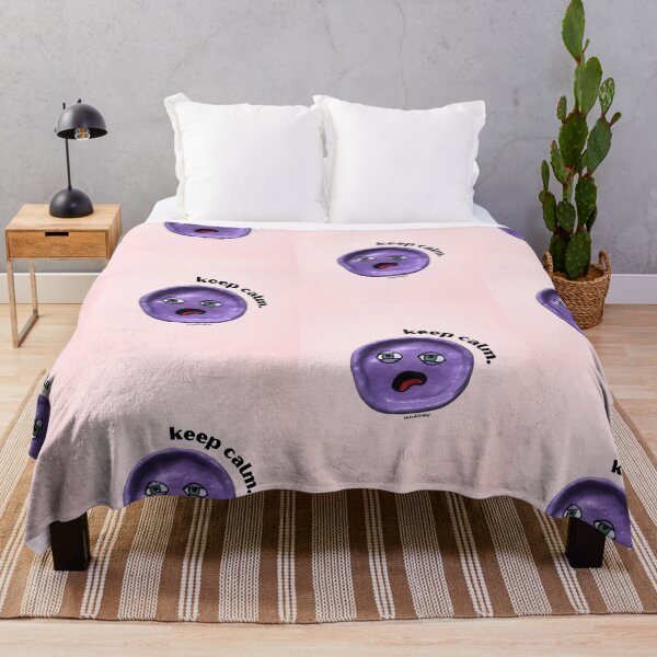 Item preview, Keep Calm Purple Blob Dude, Aesthetic Pink | lilsboobthangs designed and sold by lilsboobthangs.