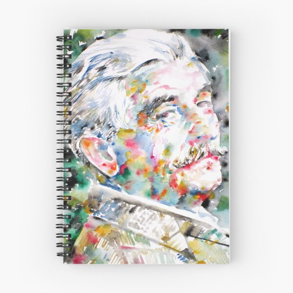 Item preview, WILLIAM FAULKNER watercolor portrait .1 designed and sold by lautir.