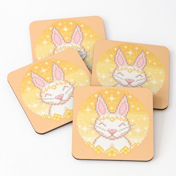 Aperçu de l'œuvre Pixel Art Lapin Kawaii créée et vendue par AlleenasPixels.