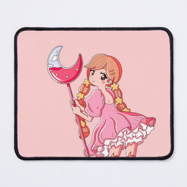 Item preview, Very cute magical girl with pink moon scepter  designed and sold by Pone6.
