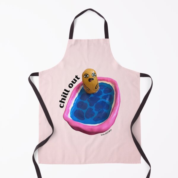 Item preview, Chill out Blob Dude in Pool, Aesthetic Pink | lilsboobthangs designed and sold by lilsboobthangs.