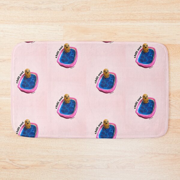Artikelvorschau, Chill out Blob Dude in Pool, Aesthetic Pink | lilsboobthangs entworfen und verkauft von lilsboobthangs.