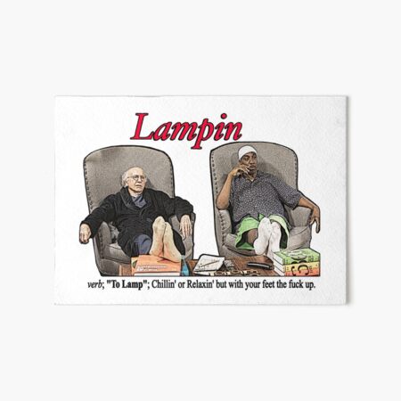 Lampin - Curb Your Enthusiasm Art Board Print