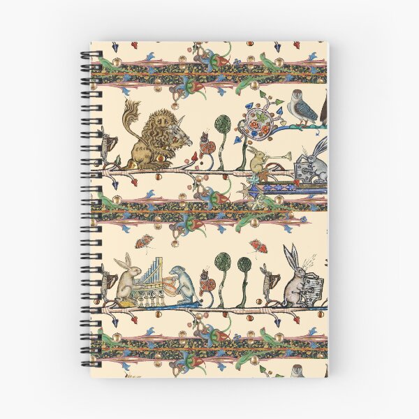 Item preview, WEIRD MEDIEVAL BESTIARY MAKING MUSIC Violinist Lion,Hares and Owls,Collage by Bulgan Lumini designed and sold by BulganLumini.