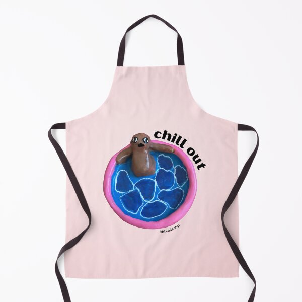 Item preview, Chill out Blob Dude in Pool, Aesthetic Pink | lilsboobthangs designed and sold by lilsboobthangs.
