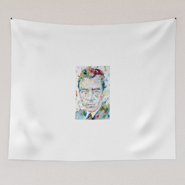 Item preview, ALBERT CAMUS - watercolor portrait .2 designed and sold by lautir.