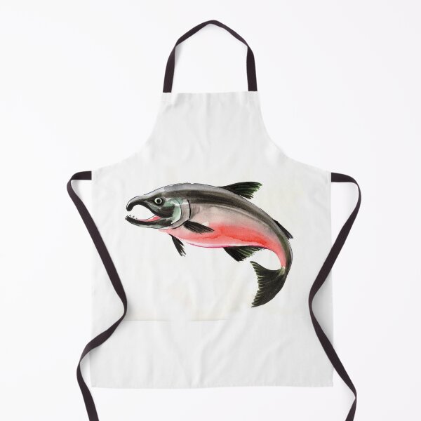 Item preview, Watercolor salmon designed and sold by AlexBlackSea.