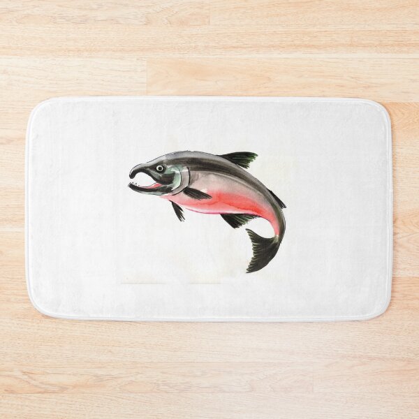 Item preview, Watercolor salmon designed and sold by AlexBlackSea.