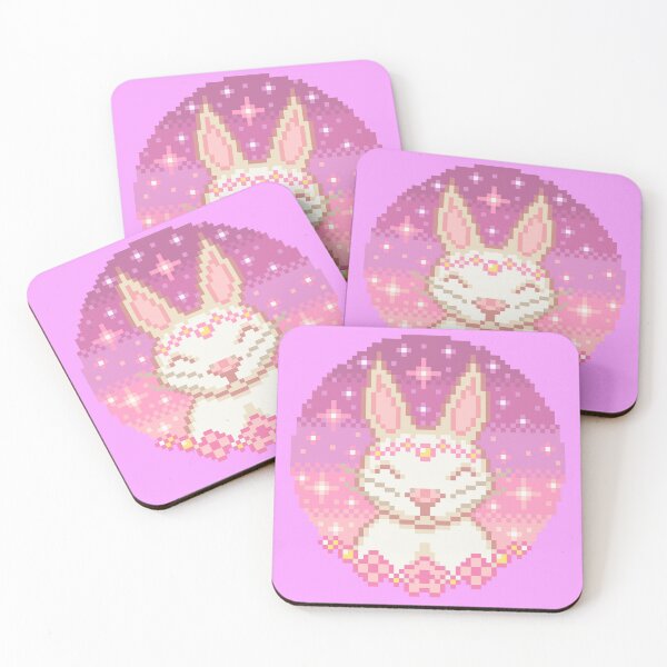 Item preview, Kawaii bunny pixel art designed and sold by AlleenasPixels.