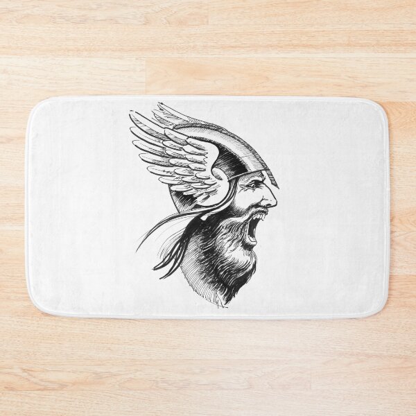 Item preview, Viking head designed and sold by AlexBlackSea.