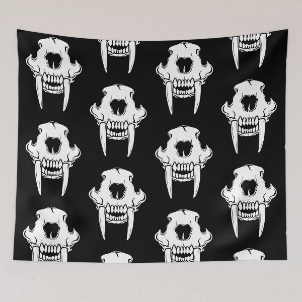 Item preview, Animal Skull With Fangs designed and sold by Soaked-N-Bleach.
