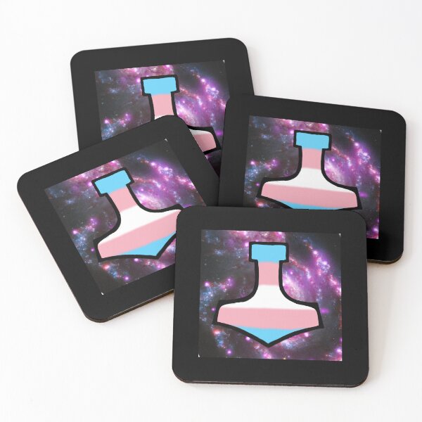 Item preview, Trans Pride Mjolnir Galaxy designed and sold by Ælfbear Art.
