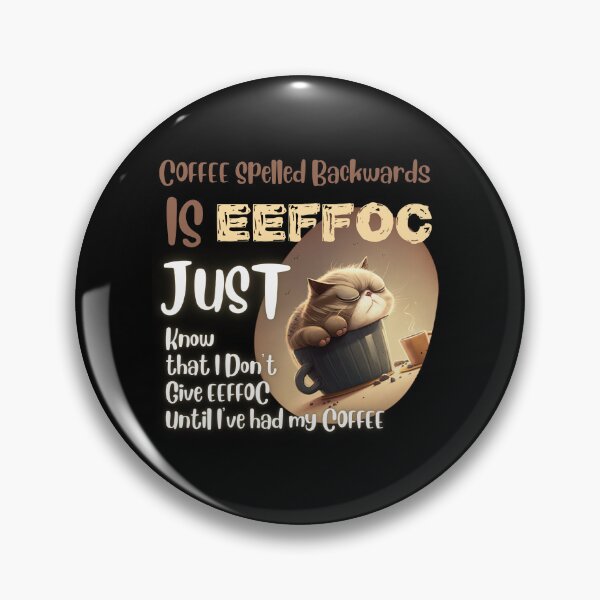 Item preview, Coffee Spelled Backwards designed and sold by Cute-Jory-Store.