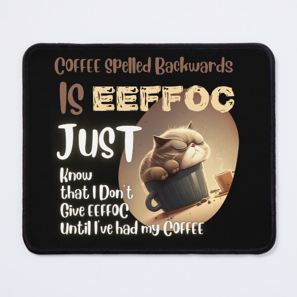 Item preview, Coffee Spelled Backwards designed and sold by Cute-Jory-Store.