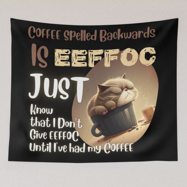 Item preview, Coffee Spelled Backwards designed and sold by Cute-Jory-Store.