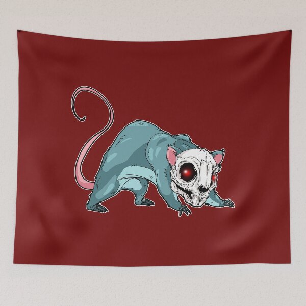 Item preview, Grunge, red-eyed skull rodent rat designed and sold by iduzarts.