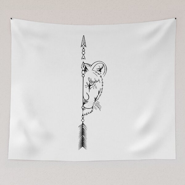 Item preview, Lioness Partner Line Art - Minimalista designed and sold by Lineart-Arts.