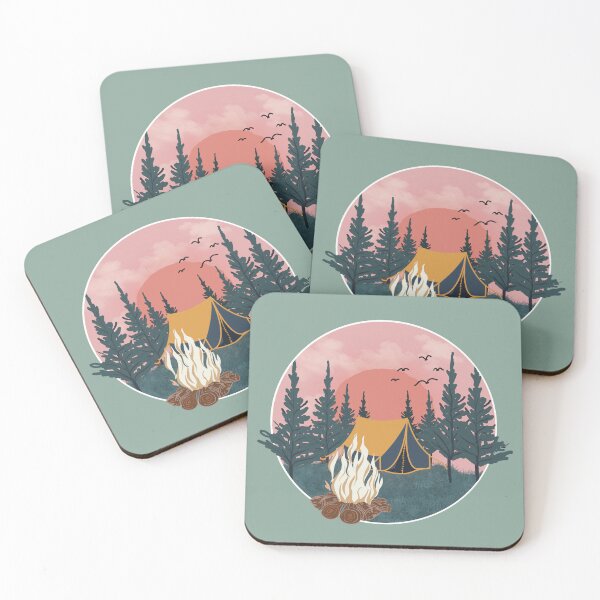 Item preview, Camping gifts, Camp Fire Print, Camping Print, Cabin Decor, Campfire t-shirt designed and sold by hawa0508.