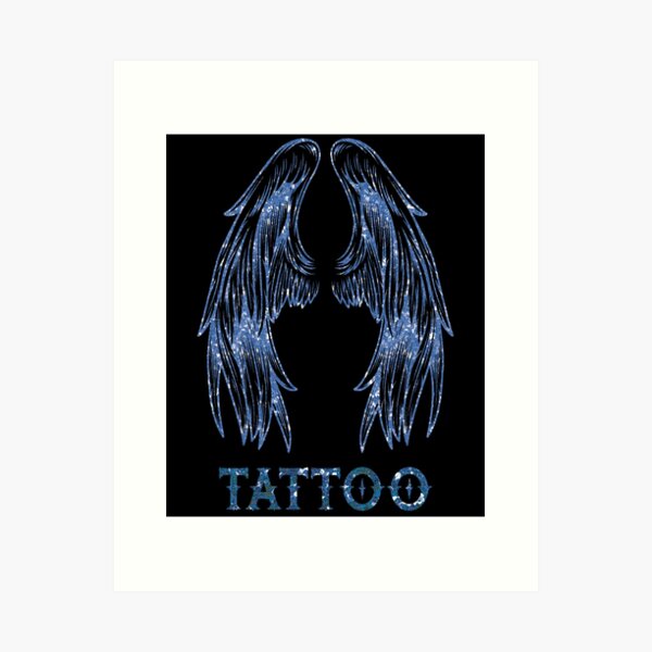 Wing Tattoo, Stencil Art, tattoo Design, angel Wing, angel Wings