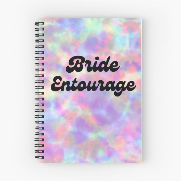 Artikelvorschau,  Bride Entourage Tie Dye Design entworfen und verkauft von RascalsDesigns.