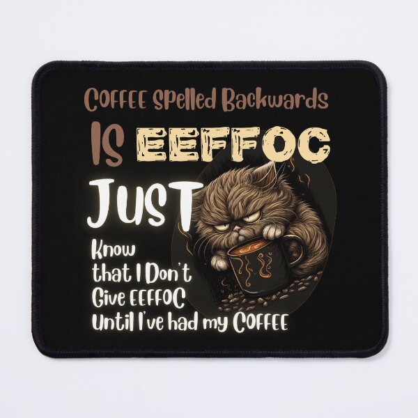 Item preview, Coffee Spelled Backwards designed and sold by Cute-Jory-Store.