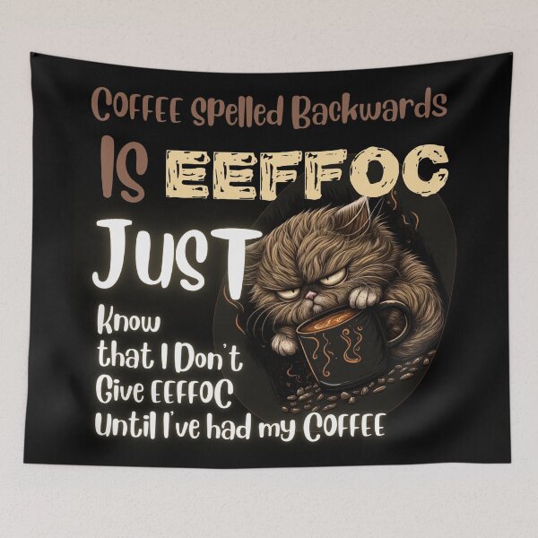Item preview, Coffee Spelled Backwards designed and sold by Cute-Jory-Store.