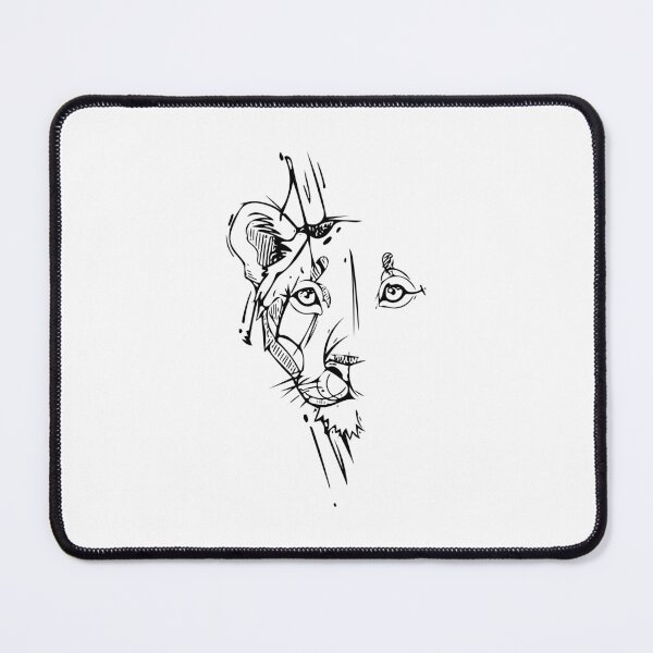 Item preview, Lioness Partner Line Art - Minimalist designed and sold by Lineart-Arts.