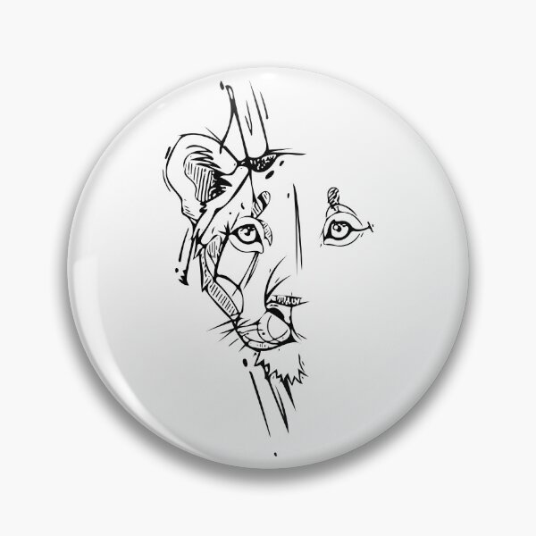 Item preview, Lioness Partner Line Art - Minimalista designed and sold by Lineart-Arts.