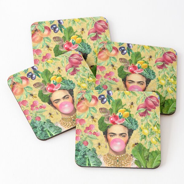 Item preview, Frida Kahlo Veggie Bubble Gum designed and sold by Muycote.