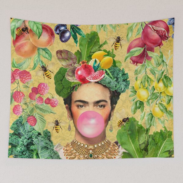 Item preview, Frida Kahlo Veggie Bubble Gum designed and sold by Muycote.