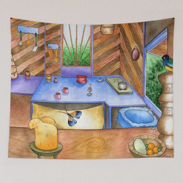 Item preview, A Cabin In the Garden designed and sold by flyinggalleon.