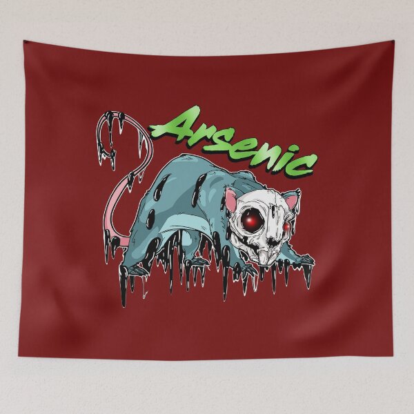 Item preview, Grunge, red-eyed skull rodent rat melting drip: Arsenic  designed and sold by iduzarts.