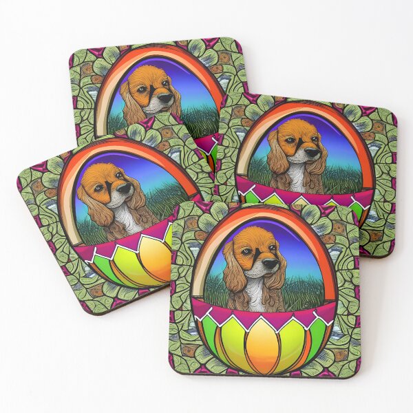 Item preview, Dog in a Egg. Spaniel in a Egg designed and sold by Doggymadness.