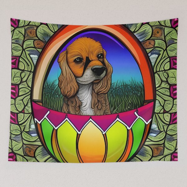 Item preview, Dog in a Egg. Spaniel in a Egg designed and sold by Doggymadness.