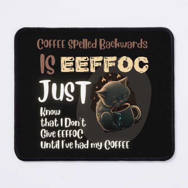 Item preview, Coffee Spelled Backwards designed and sold by Cute-Jory-Store.