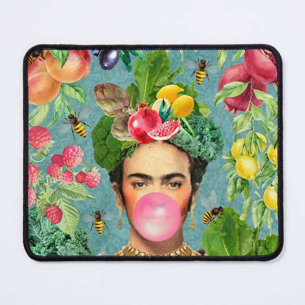 Item preview, Frida Kahlo Vegan Gum Teal designed and sold by Muycote.