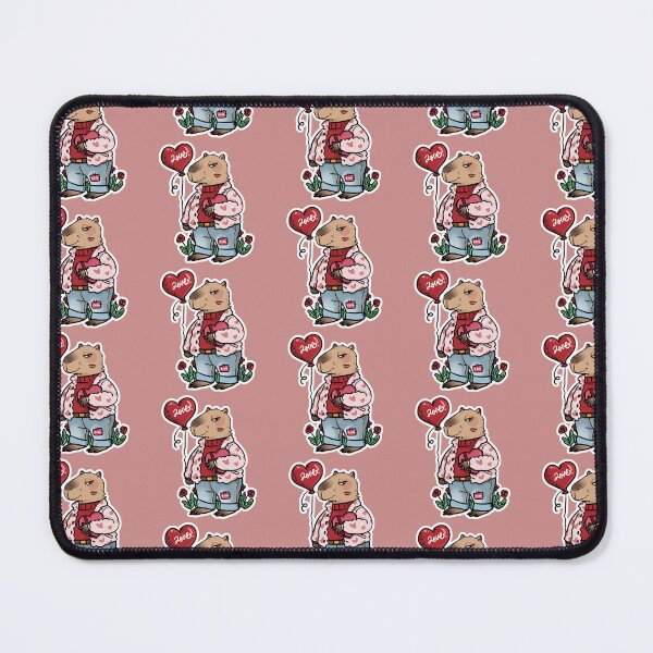 Item preview, The romantic capybara  designed and sold by alpatcha.