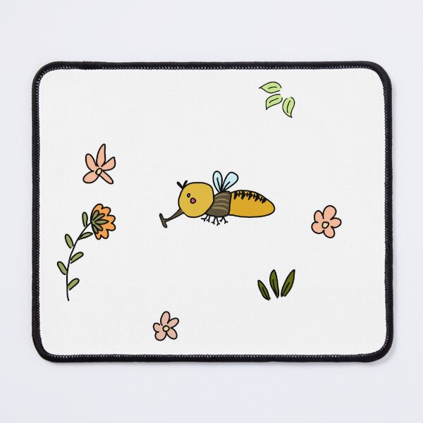 Item preview, Cute cartoon hoverfly and flowers.  designed and sold by Sintija Valucka.