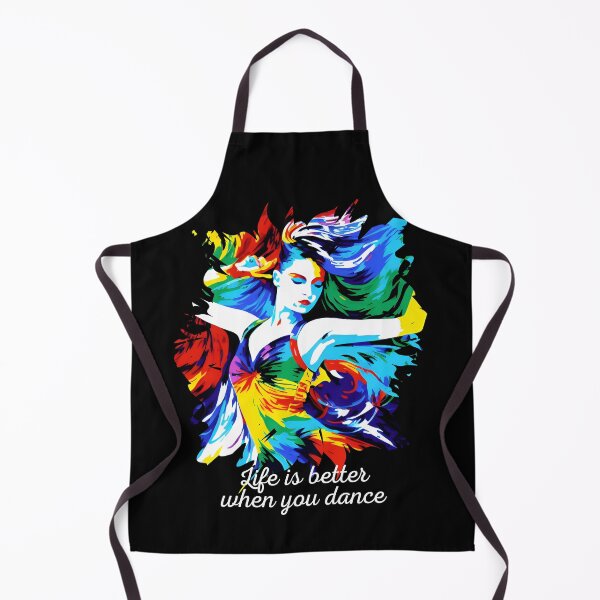Item preview, Life is better when you dance - abstract dancer designed and sold by EvergreenWhimsy.