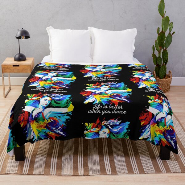 Item preview, Life is better when you dance - abstract dancer designed and sold by EvergreenWhimsy.
