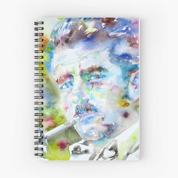 Item preview, WILLIAM FAULKNER - watercolor portrait.3 designed and sold by lautir.