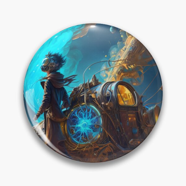 Item preview, Timetraveler Drifting Through a Space Desert with Glass Trees, Featuring a Blend of Sci-Fi and Fantasy Elements designed and sold by kfir marco.