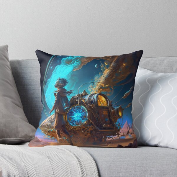Item preview, Timetraveler Drifting Through a Space Desert with Glass Trees, Featuring a Blend of Sci-Fi and Fantasy Elements designed and sold by kfir marco.